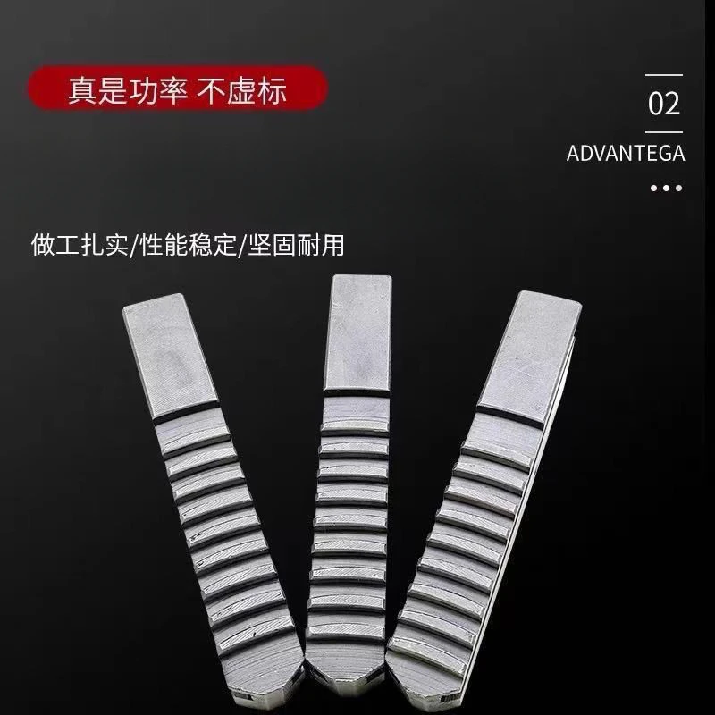 

Lengthened jaws, heightened positive and negative jaws, lengthened counterjaws, 200 250 320 Universal chucks, three-jaw jaws, an