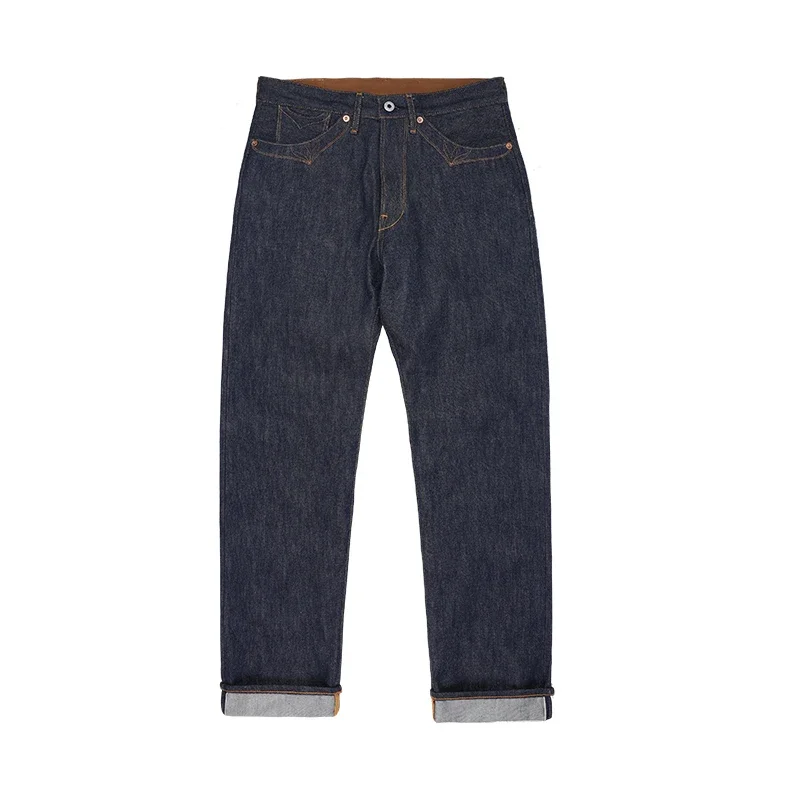Red Tornado Grass Valley 350 Selvage Denim Jeans Straight Fit Mens Pant Amekaji 5