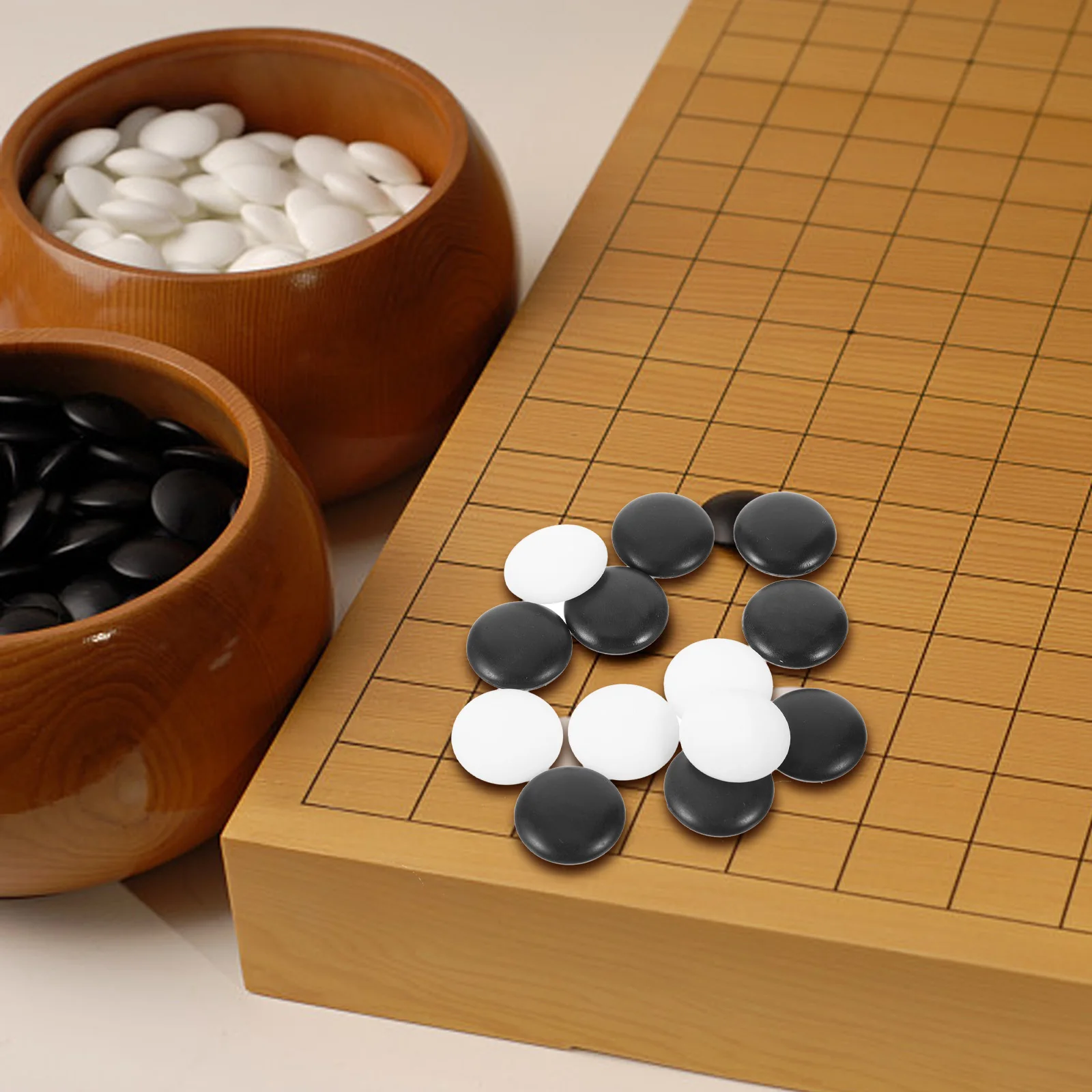 Chess Game 360 Standard Go Pieces Made of Resin Material Resistant to Falling Loose Melamine Small Craft Stones board game table games chess pieces and board chess pieces