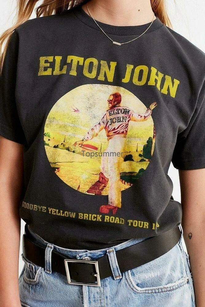 

Elton John Yellow Brick Road T-Shirt New Licensed &