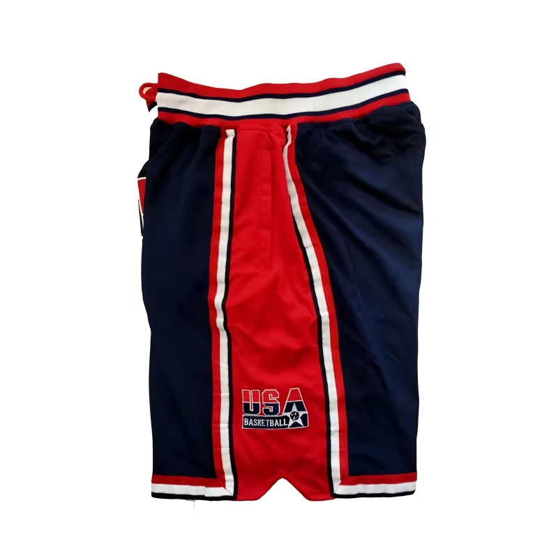 1992 American Dream Team Basketball Shorts Outdoor Sports Casual Beach Shorts Ventilated Quick Drying Popular Fashion
