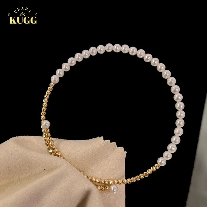 

Женский браслет из жемчуга с натуральным пресноводным жемчугом 3 мм