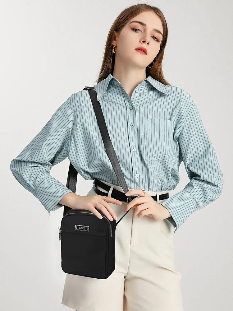 Fouvor Crossbody Bags For Women Nylon Sports Canvas Small Messenger Bag Casual Oxford Waterproof Teeneger Shoulder Bag 6026-03