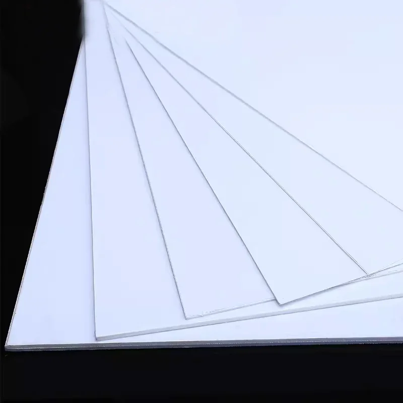 0.5, 0.8, 1/1 가정용 흰색 ABS 플라스틱 플레이트 시트, DIY 모델 제작 재료, 10x20cm, 20x20cm, 20x30cm, 25x30cm, 30x50cm, 5mm, 2mm, 3mm, 4mm