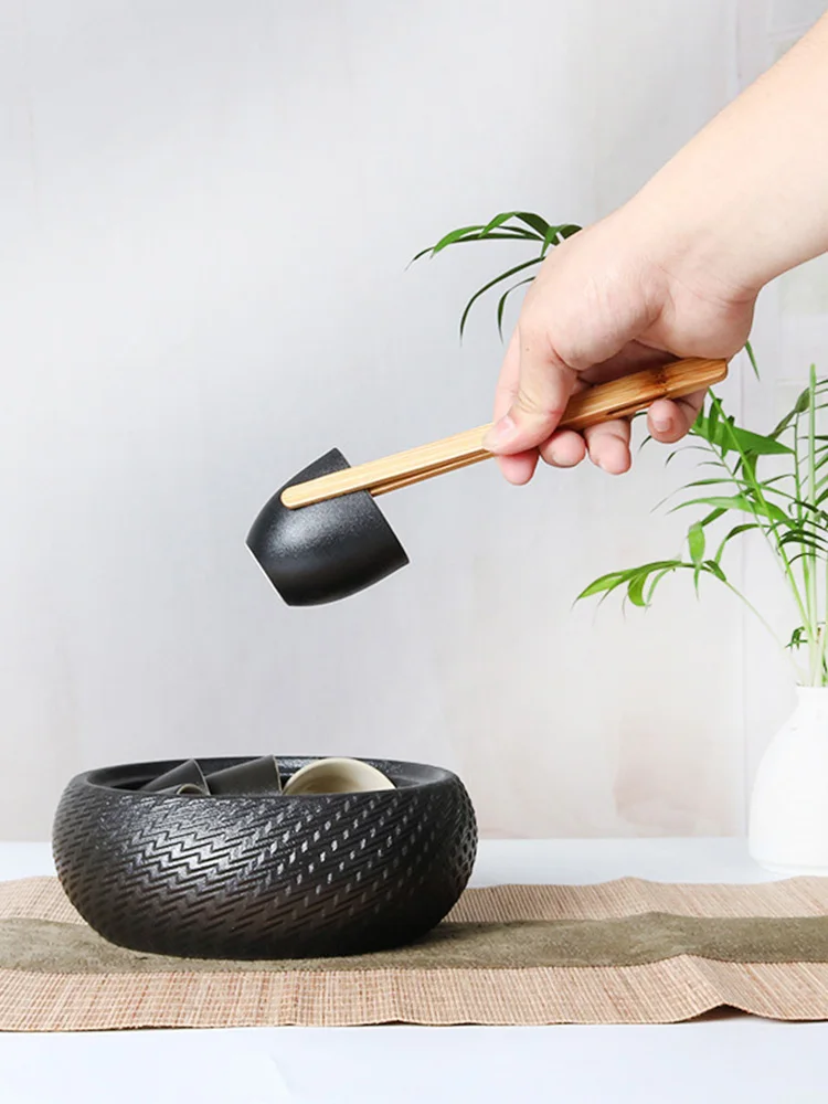 High Quality Food Grade Kitchen Bamboo Bread Tongs Bread Tongs Chopsticks 18Cm Kitchen Clamp Tools