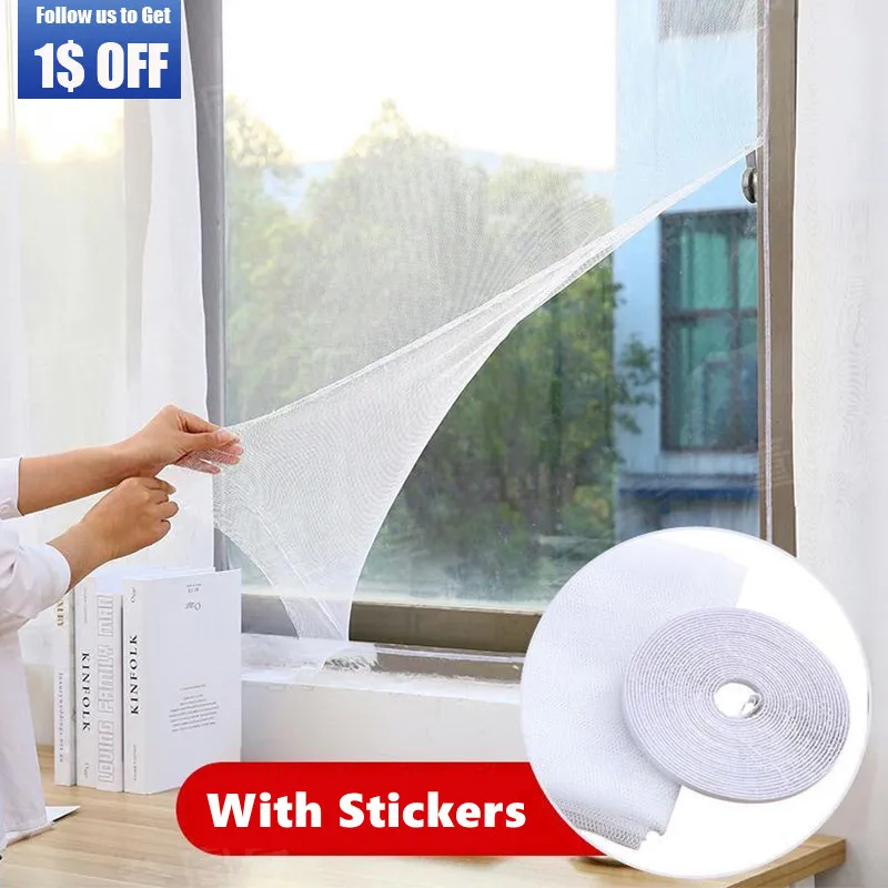 New Double-Layer Anti-Mosquito Curtains For Home Bedroom Kitchen  Self-Adhesive Curtains With Velcro Curtains Easy To Assemble - AliExpress