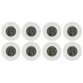 White 8pcs