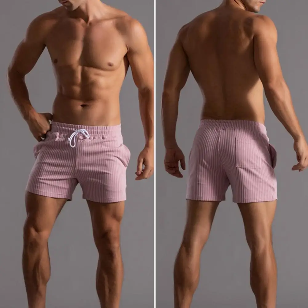 

Men's Casual Shorts Sexy Leisure Short Pants Green Black Patchwork Lace-up Pocket Summer New Fashion Beach Shorts Male Clothing