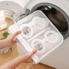Laundry Shoe Bag, Fine Mesh Zipper Closure Hanging Shoe Washing Bag for Washing Machine 2
