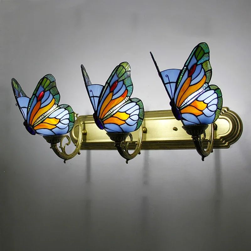 COLIN Butterfly Tiffany Wall Lamp 6