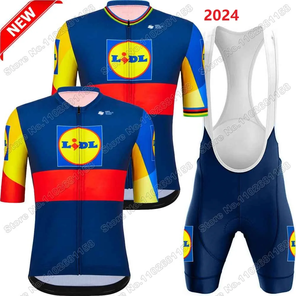 2024TeamLidlCyclingJerseySetSummerWorldChampionCycling