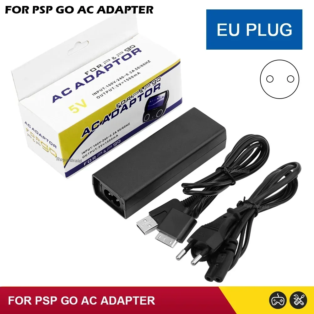 Universal AC Adapter 5V USB Wall Charger with Charging Cable