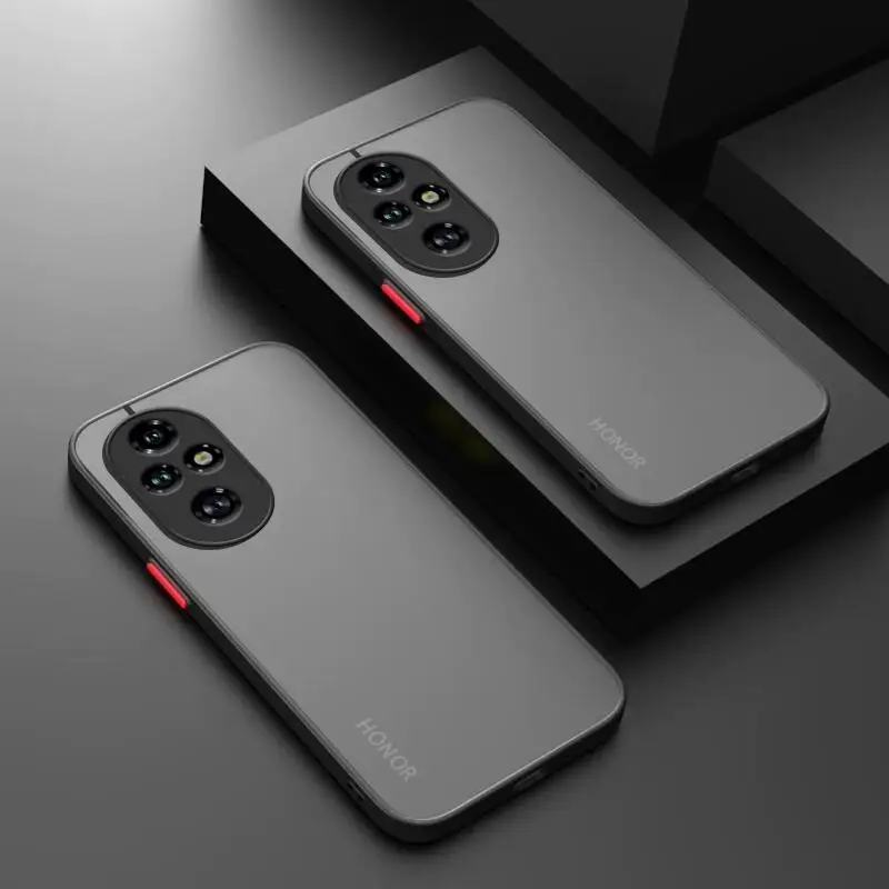 Матовый мягкий чехол для Honor 200 Pro Phone Чехол for HONOR Honor200 200pro, простой защитный чехол-накладка с защитой от отпечатков пальцев