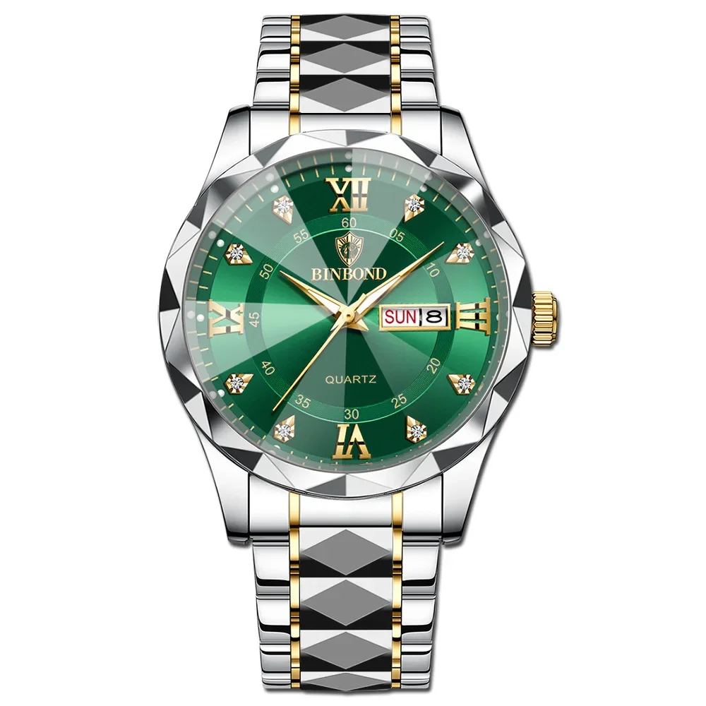 Men's Wrist Watch Waterproof Quartz Watch With Date And Glow_voghion.com
