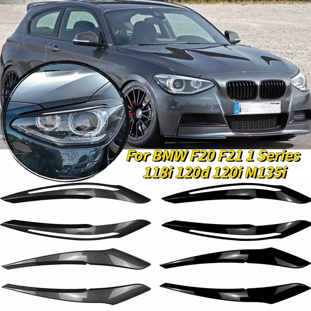 2 stücke glänzend schwarz Auto Scheinwerfer Augenlid Augenbraue trim  Abdeckung für bmw f30 Limousine 2012-2018 Scheinwerfer Augenbraue Aufkleber  Dekoration - AliExpress