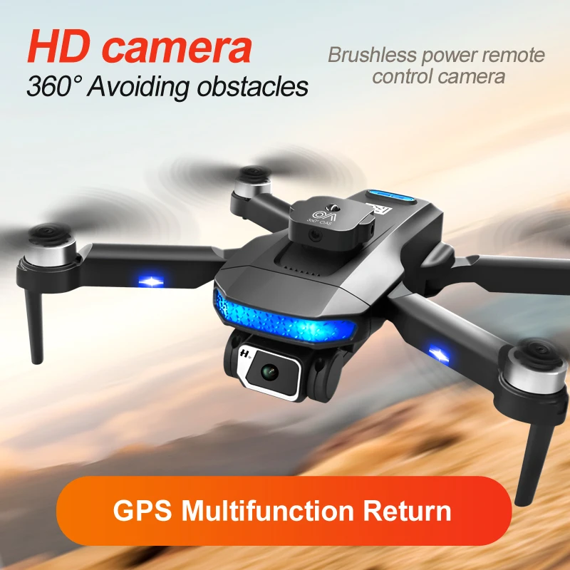 Brushless Motor Drone with Camera-4K FPV Foldable Drone with Carrying  Case,40 mins of Battery Life,Two 1600MAH,120° Adjustable Lens,One Key Take