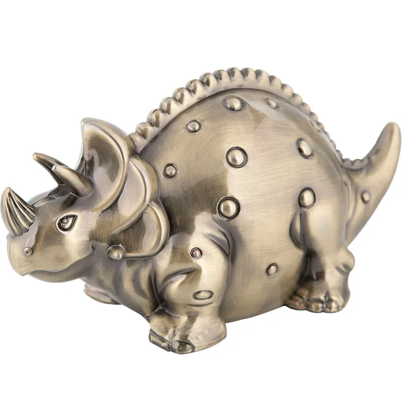 Dinosaur Unicorn model Metal Coin bank Anime Piggy Bank For Money Secret Safe Kid's Toy Hidden Money Storage PB03 6
