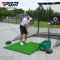 PGM Golf Practice Grass Mat With Tee 1.5*1.5cm thickness 1cm and 2cm Outdoor Indoor Training Hitting Pad Backyard DJD002 2