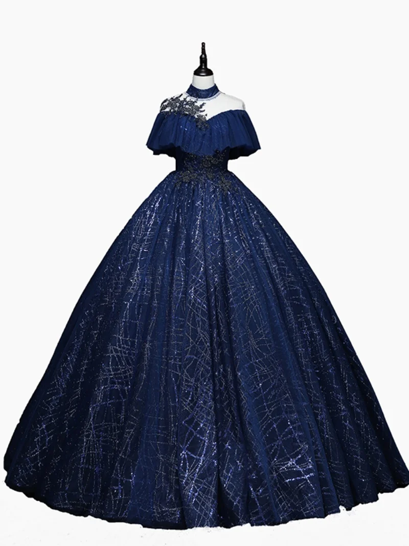 Elegant Party Dress 15 Quinceanera Dresses New High Neck Ball Gow Cusotmized 15 Year Old Dress Sonhar Vestidos