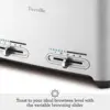Die-Cast Smart Toaster, Brushed Aluminum 3