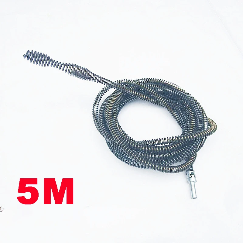 1.5M/3M/5M Pipe Dredging Spring Drain Cleaner Sewer Sinks Basin Pipeline Clogged Remover Bathroom Kitchen Toilet Cleaning Tools