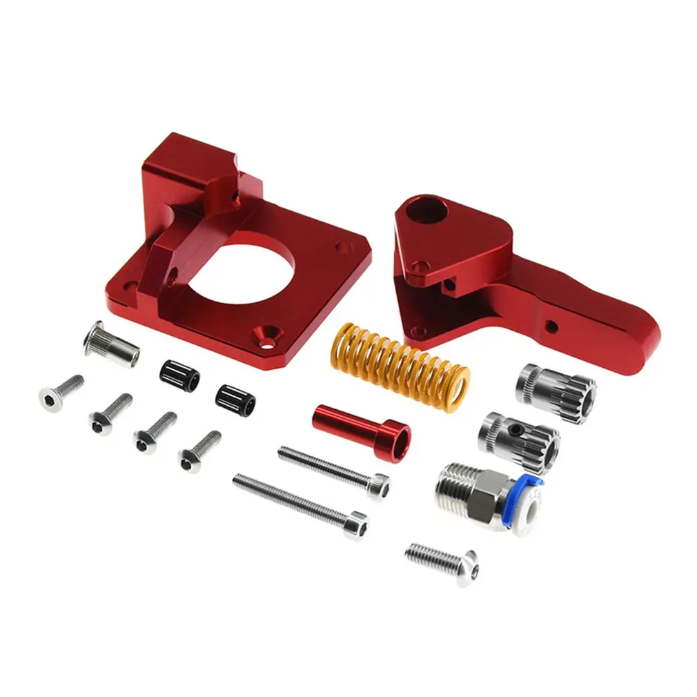 CR10 PRO Durable Extruder Red Double Pulley Flexible Consumable Ender-3 Upgrade for  3D Printer Accessories