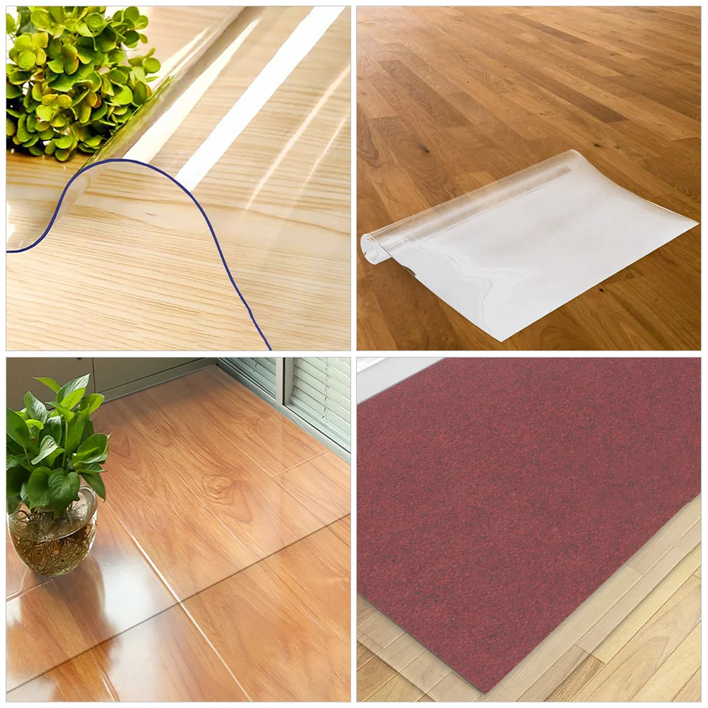 Transparent Carpet Plastic Protector Rug Pad Protection Film Cushion for Floor Rugs 3