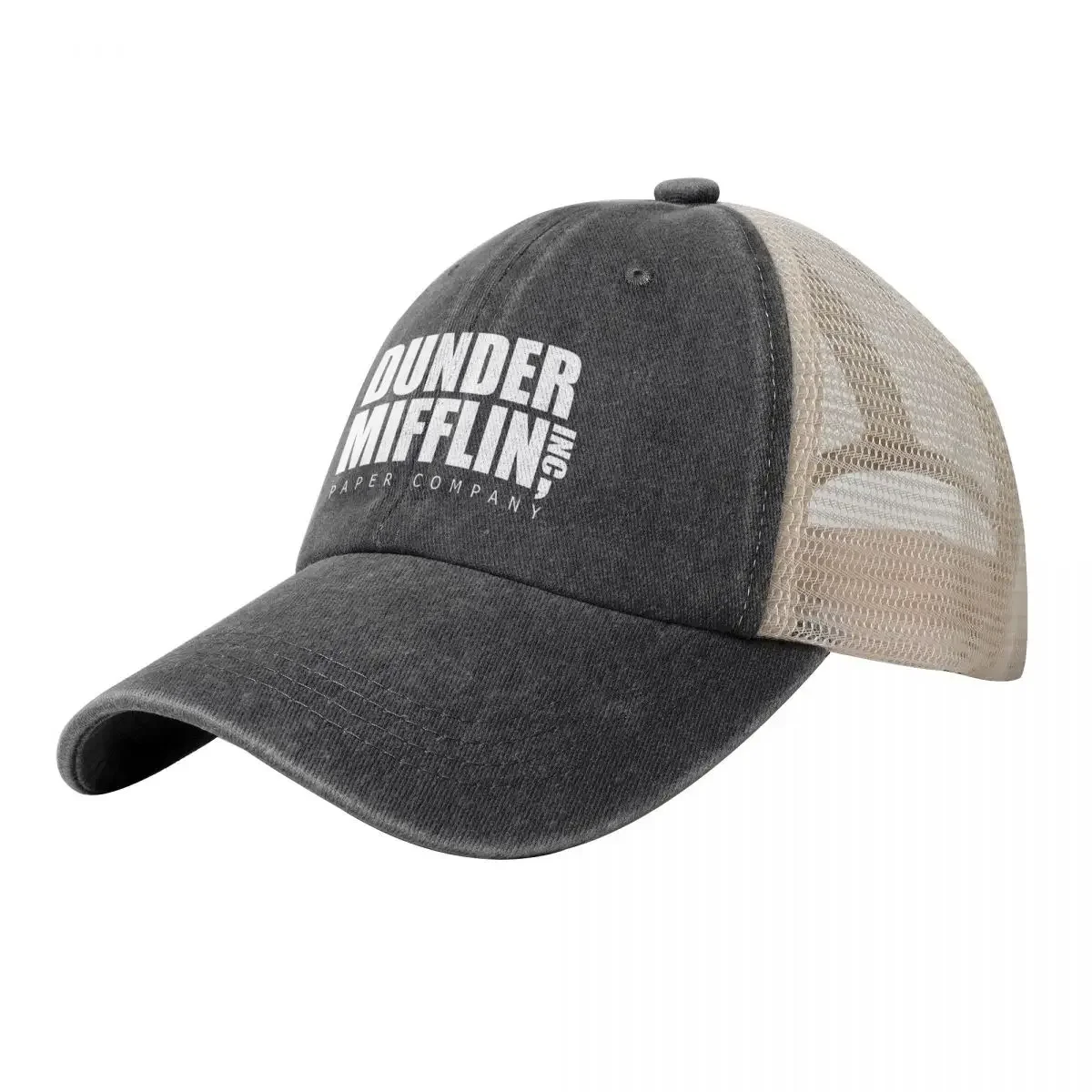 Dunder Mifflin Paper Company The Office Cowboy Mesh Baseball Cap Sun Cap Hat Beach beach hat For Man Women's