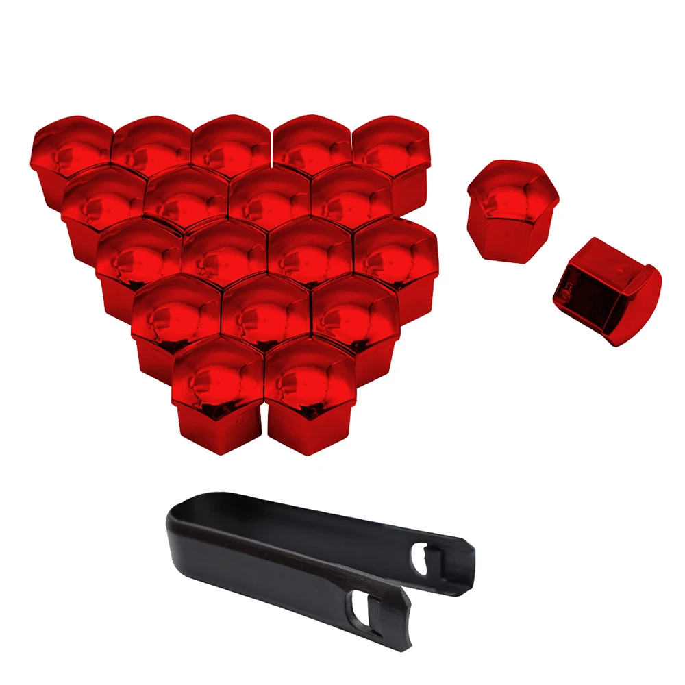 20-Piece Car Wheel Nut Cover Set - Protective Auto Hub Caps, Anti-Rust and Dust-Resistant Exterior Accessories