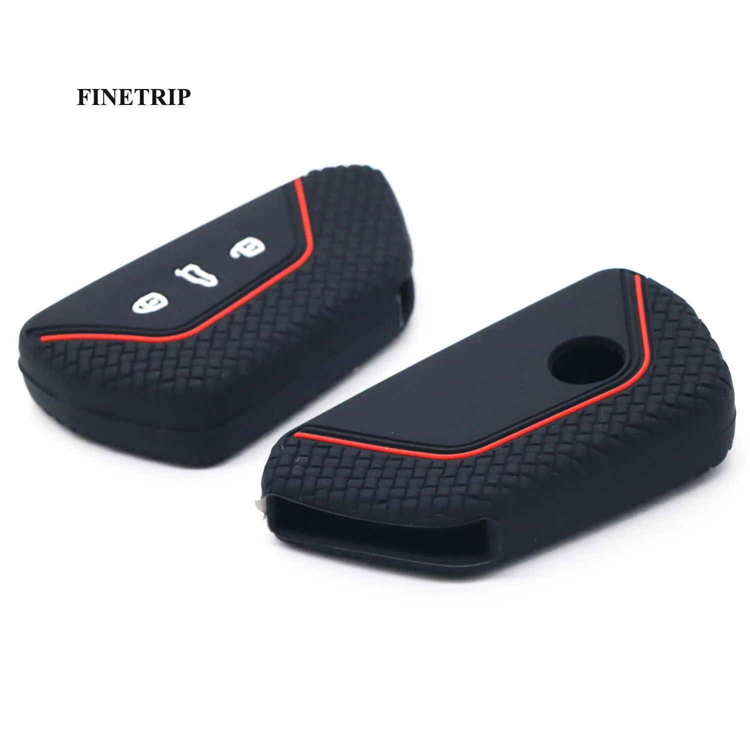 Key Case Cover Keychain Holder Car Key Cover for VW Golf 8 Mk8 for Skoda Octavia 4 8 A8 MK4 Group Seat Leon
