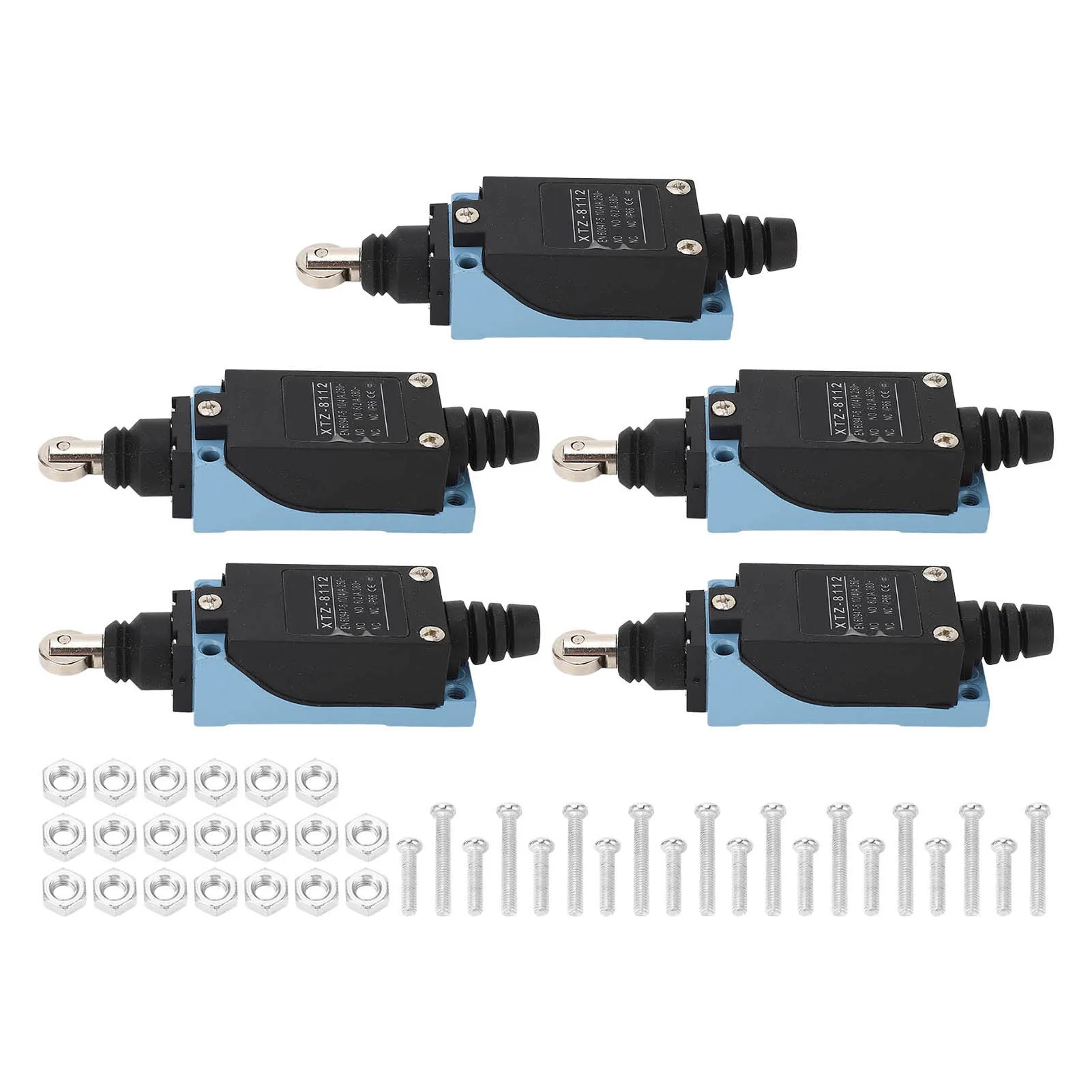 

5pcs XTZ-8112 limit switch Adjustable Roller Lever Arm Mini Limit Switch Momentary 250V 380V