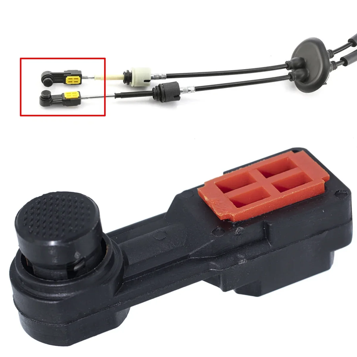 Gear Selector Adjuster MT Gearbox Shifter Lever Cable End Linkage Assembly Collet Joint Repair Kit For Citroen Berlingo 06-13