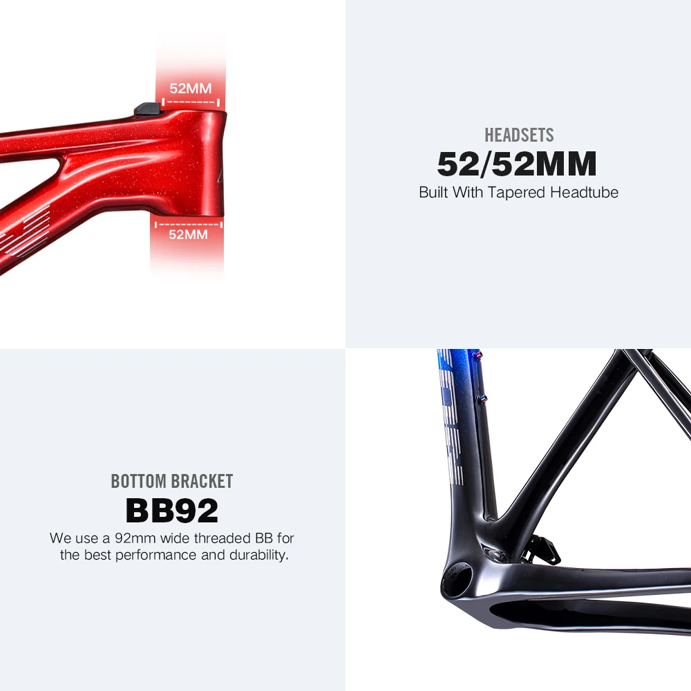 LEXON STRIVE Carbon MTB Frame 29er Mountain Boost 148x12mm Axle Ultralight Carbon Frames 15/17/19inch 29er Bicycle Part Frameset