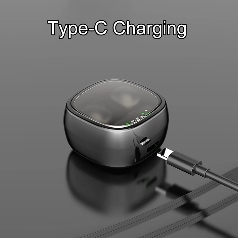 Mini Invisible Earphones Bluetooth 5.3 Headphones HiFi