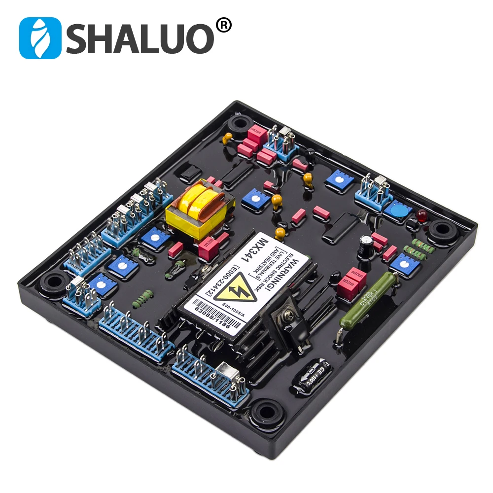 Red MX341 AVR PMG Permanent Magnet Generator Automatic Voltage