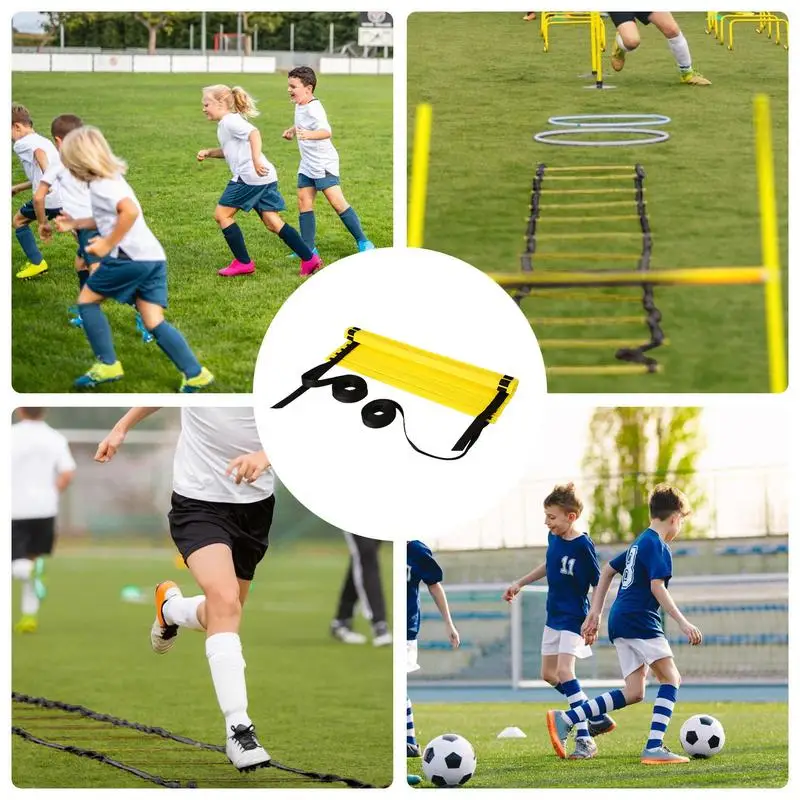 Agility Ladders Nylon Straps Lightweight Speed Training And Sports Flexibility Agility Football Training Energy Ladder Equipment