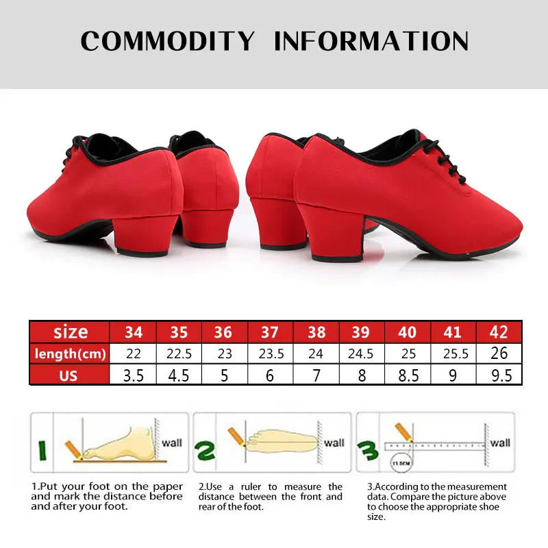 Diplip Women Latin Dance Shoes Ballroom outdoor Shoes Oxford Fabric Breathable Comfortable Jazz Shoes Tango Salsa Dancing Shoes
