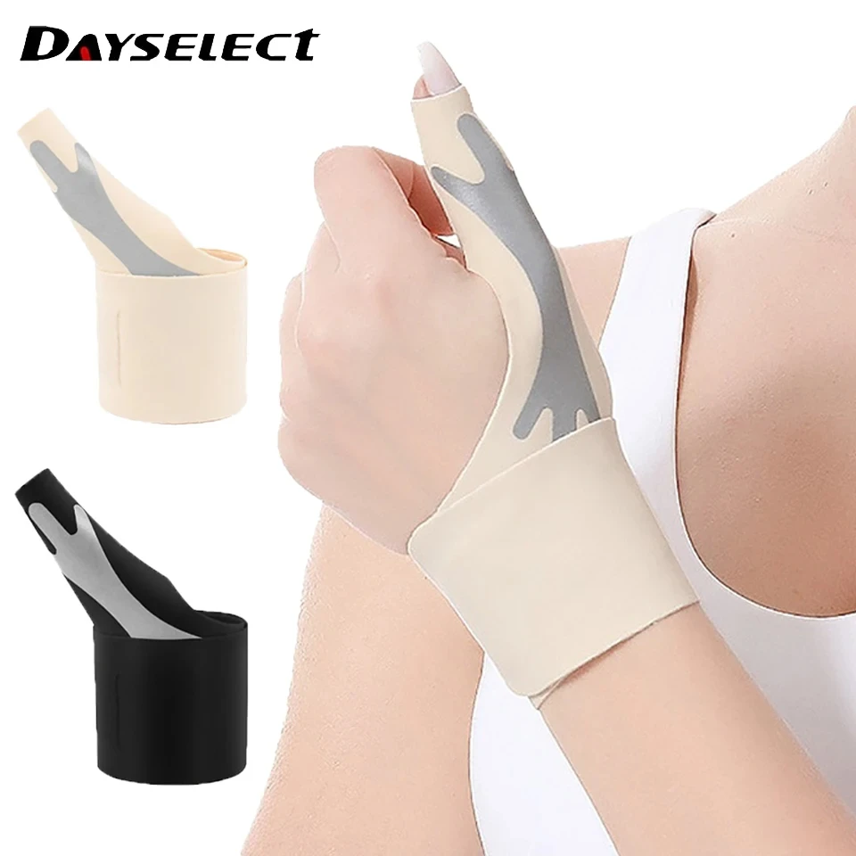 Thumb Tendon Sheath Wrist Guard Light Thin Thumb Tendon Sheath Wrist Guard Orthodontic Pressure Wrapped Anti Sprain Thumb Protective Sleeve 1PCS