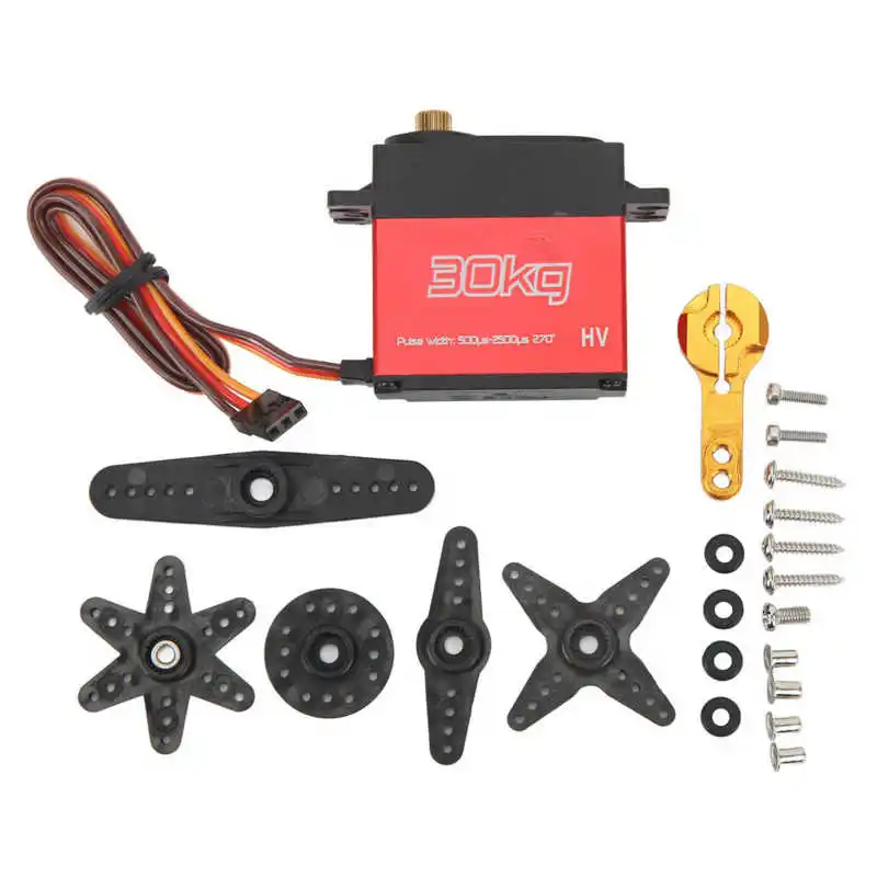 Rc 30kg Servo 270 Degree Rotation High Accuracy Metal Gear Rc Steering