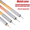 0.3 0.5 0.7 0.9mm Golden Low Center of Gravity All Metal Automatic Pencil Art Sketch Drawing Office Writing Stationery Supplies 5