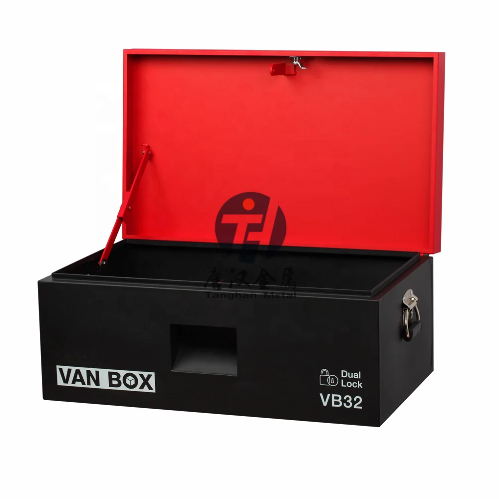 

Heavy Duty Steel Locking Job Site Van Truck Garage Storage Security Tool Box Safe Chest