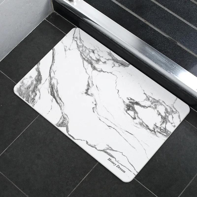 Diatomite Earth Bath Mat Drying Fast Absorbent Mat Quick-Drying Foot Pad Washable Rug Floor Shower Bath Mats Easy Clean bathroom mat,absorbent bathroom mat,bathroom floor mat