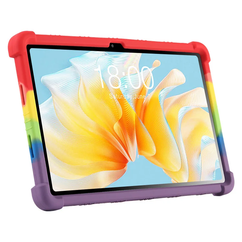 Premium Adjustable Stand Case with Multi-Angle Soft Silicone Cover