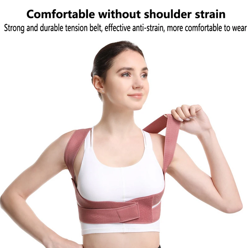 Регулируемый эластичный поддерживающий пояс для спины, Корректор осанки груди, для мужчин и женщин, Корректор тела, корсет, невидимый Корректор тела