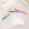 10pcs Facial Cleanser Manual Foaming Net Bag Wash Face Soap Liquid Soap Whipped Mousse Bath Shower Blister Foaming Net 2
