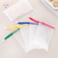 10pcs Facial Cleanser Manual Foaming Net Bag Wash Face Soap Liquid Soap Whipped Mousse Bath Shower Blister Foaming Net 2