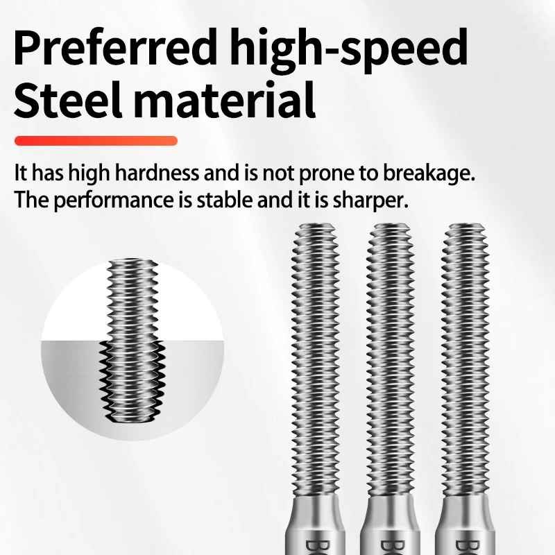 HSSE-M42 JIS Standard Roll Forming Tap M1 M1.2 M1.4 M2 M3 M4 M5 M6 M8 M10 M12 M14 M20 Machine Screw