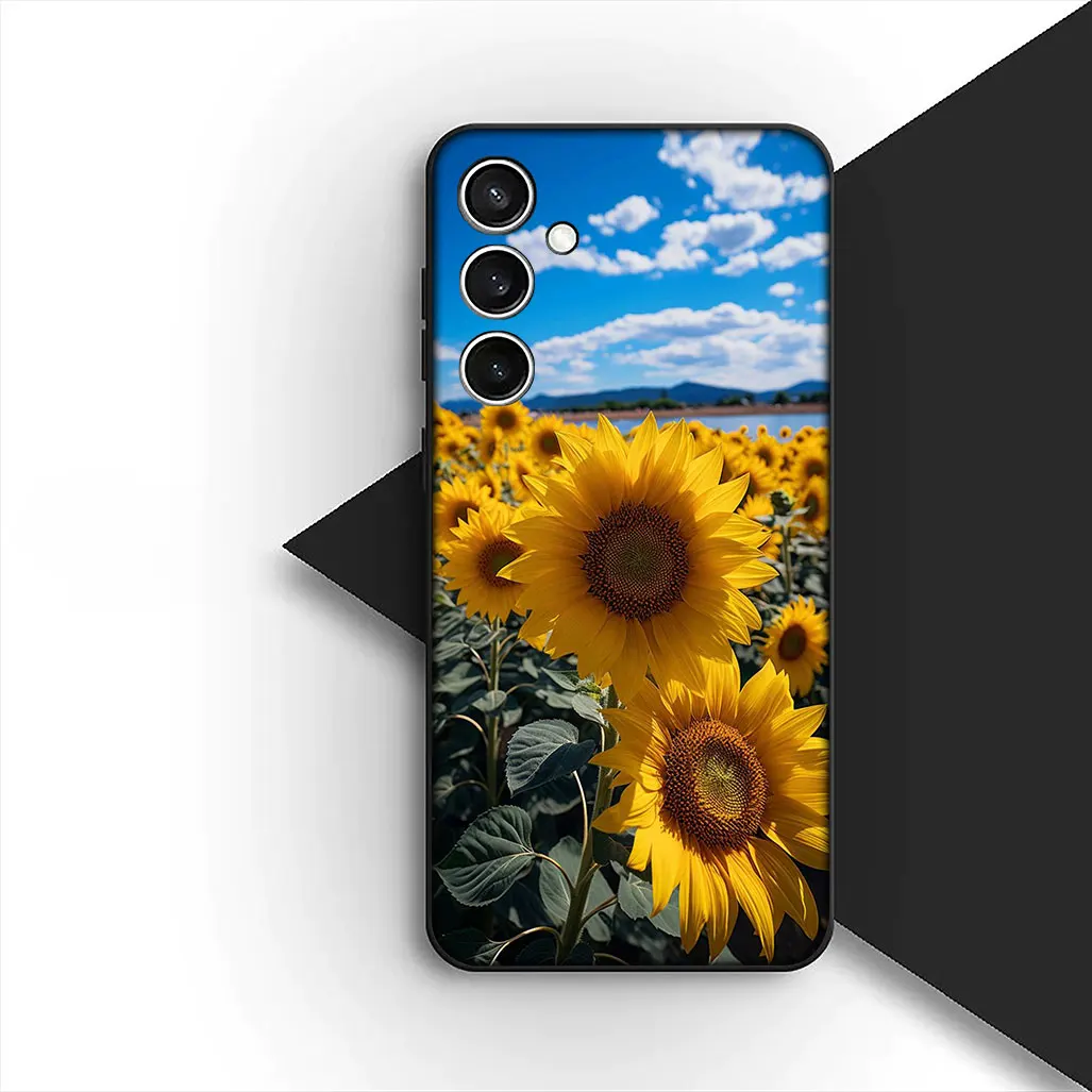 Vibrant Sunflower Design Phone Cover Case