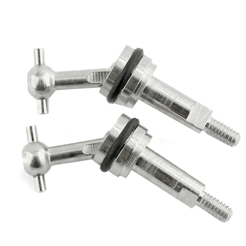 

2Pcs 24Mm Extended Metal CVD Universal Joint Shaft Transmission Shaft For K969 K979 K989 P929 1/28 RC Car Accessories