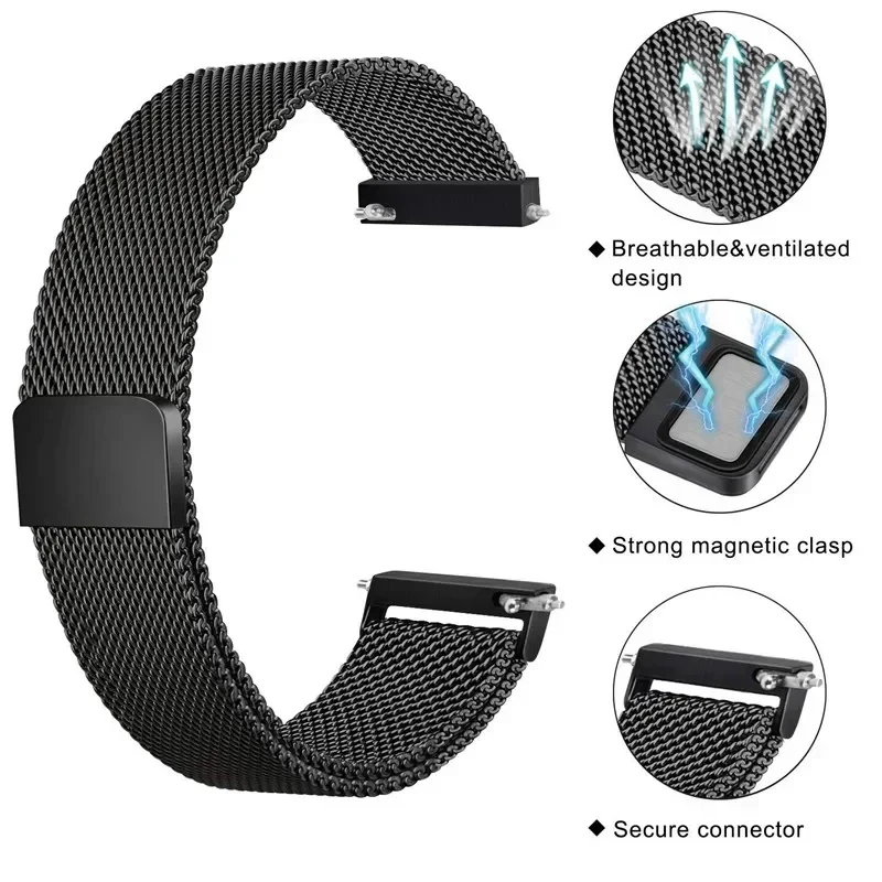 Milanese Loop Soft Breathable Sports Watchband Strap